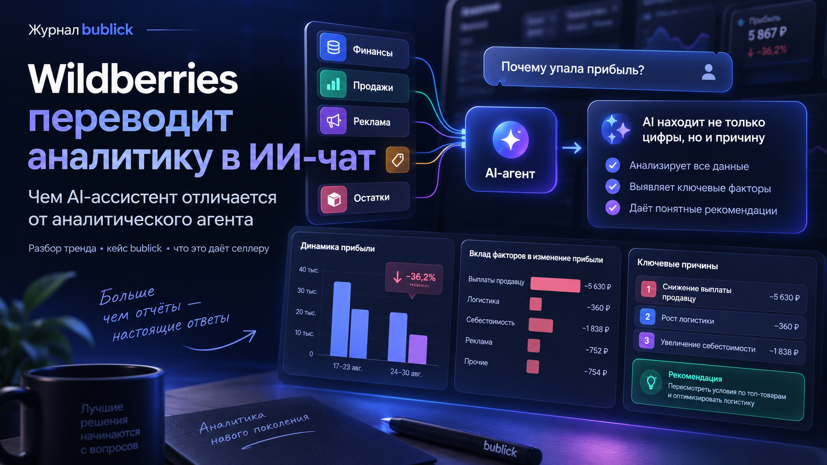AI-аналитика Wildberries: от вопроса к поиску причины в данных