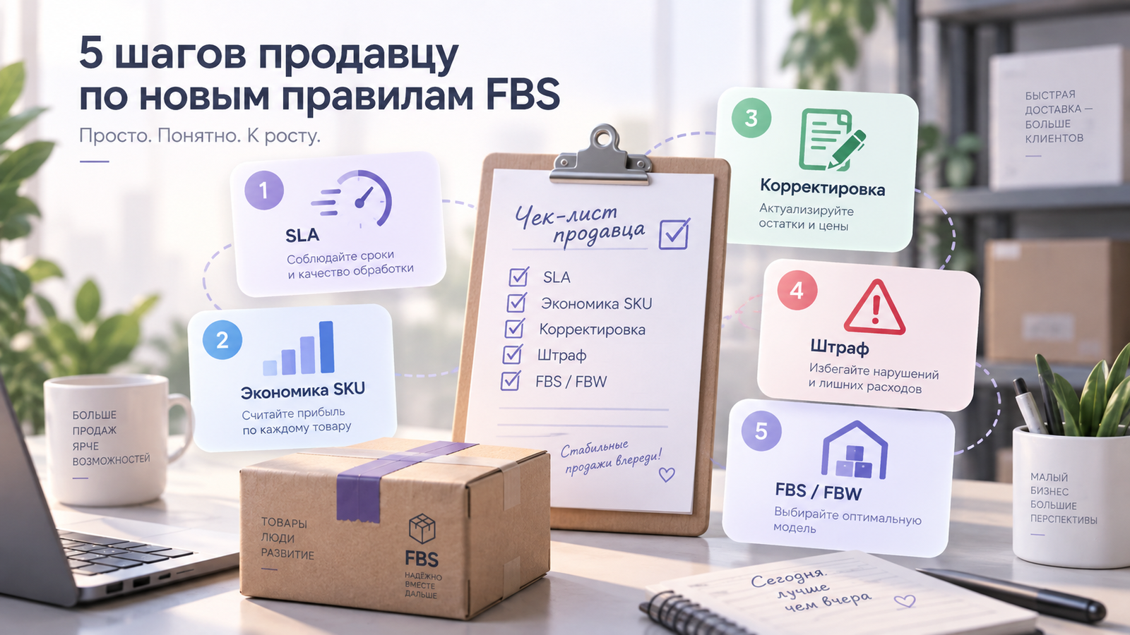 Чек-лист продавца по новым правилам FBS Wildberries