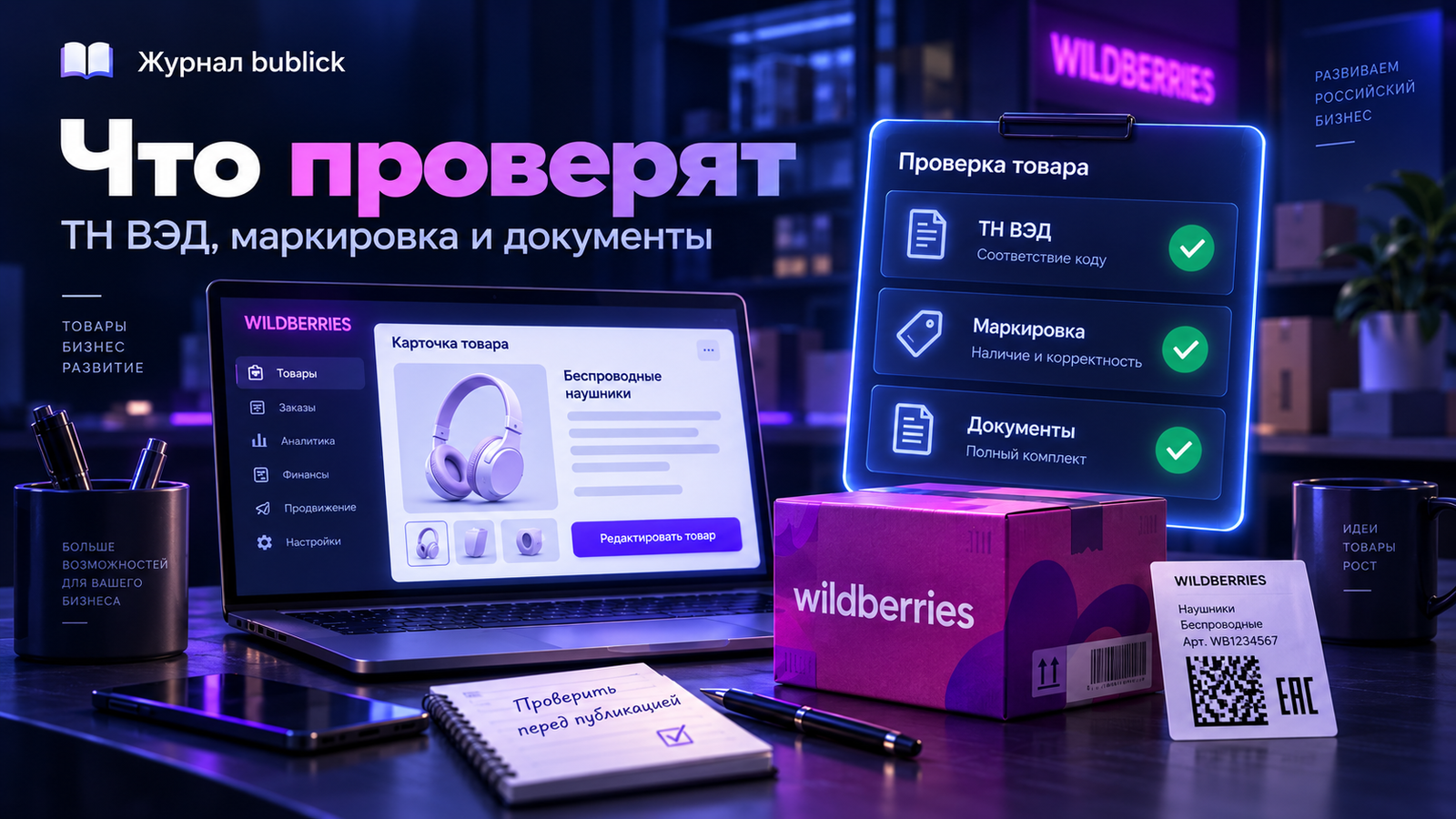 ТН ВЭД, маркировка и документы — основные проверки карточек Wildberries с 1 октября