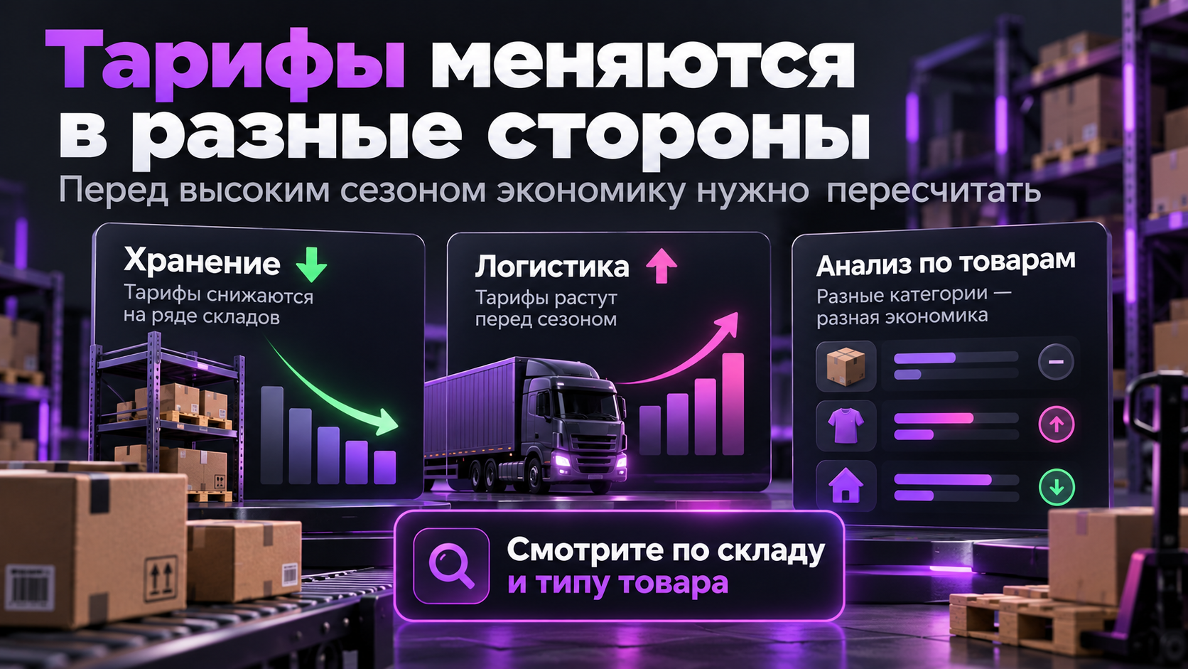 Изменения тарифов Wildberries на хранение и логистику перед высоким сезоном