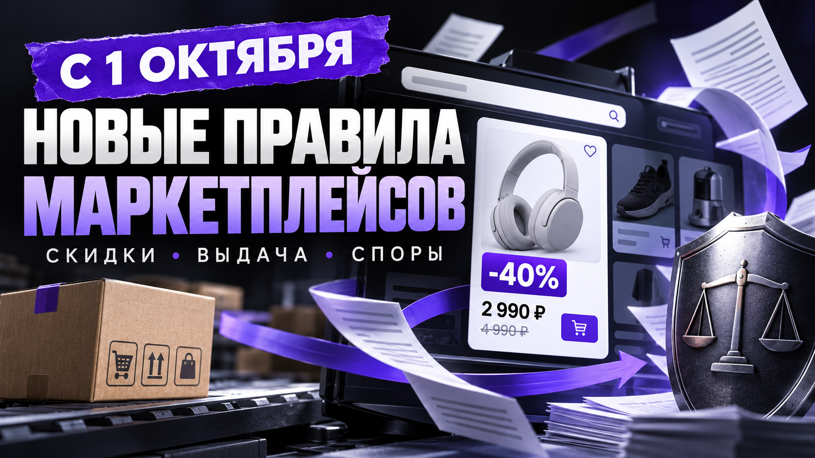 Закон о платформенной экономике с 1 октября 2026 года: скидки, поиск и споры продавцов с маркетплейсами